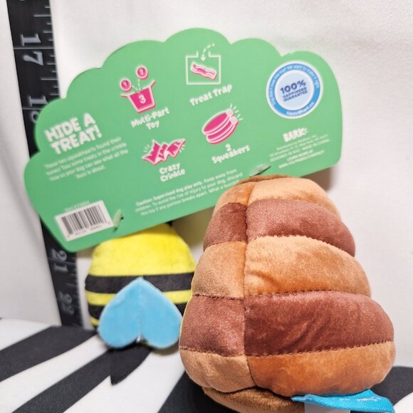NWT Bark *BarkBOX* SunnySpot Garden theme box with 3 toys and 3 treats - S - Picture 3 of 16